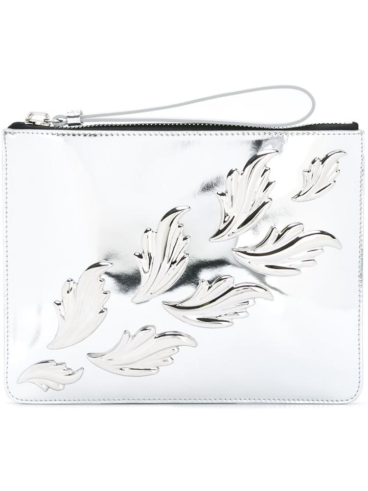 Giuseppe Zanotti Design 'cruel' Clutch, Women's, Grey