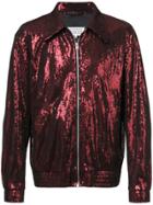 Maison Margiela Zipped Bomber Jacket - Red