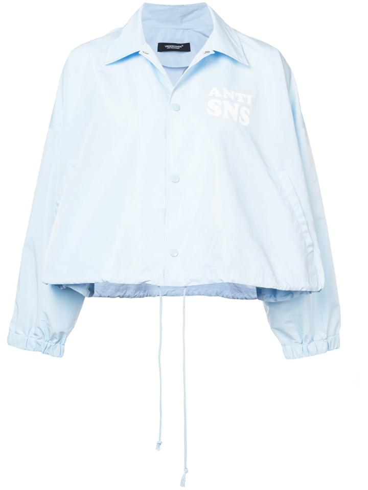 Undercover Boxy Shirt Jacket - Blue