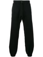 Maison Margiela - Drawstring Sweatpants - Men - Cotton/calf Leather - 50, Black, Cotton/calf Leather
