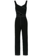 Reinaldo Lourenço Cut Out Jumpsuit - Black