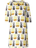 Peter Jensen - Spongebob Printed Dress - Women - Cotton - Xs, Cotton