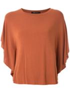 Uma Raquel Davidowicz Charles Batwing Sleeves Blouse - Brown