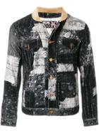 Jean Paul Gaultier Vintage Printed Buttoned Jacket - Black