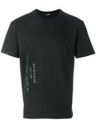 Raf Simons Slogan T-shirt - Black