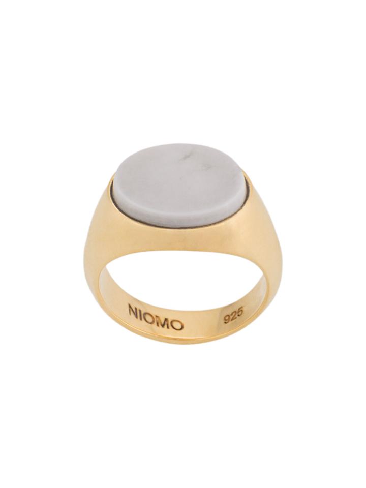 Niomo Lana Oval Ring - Metallic