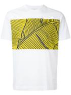 Cerruti 1881 Leaf-print T-shirt - White