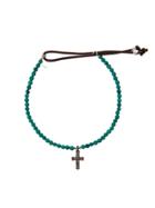 Catherine Michiels Crucifix Bracelet - Blue