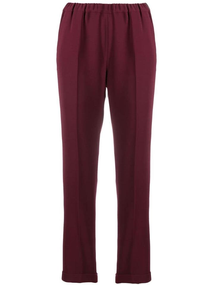 Alberto Biani Straight-leg Trousers - Red