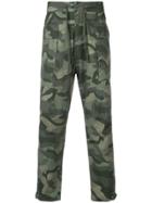 Osklen Camouflage Print Trousers - Green