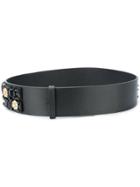 Marni Crystal Detail Belt - Black