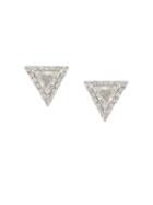 Lizzie Mandler Fine Jewelry 'trillion' Diamond Pave Stud Earrings, Women's