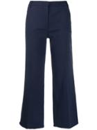 Blanca Classic Flared Trousers - Blue