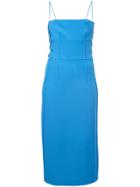 Dion Lee Laced Bustier Dress - Blue