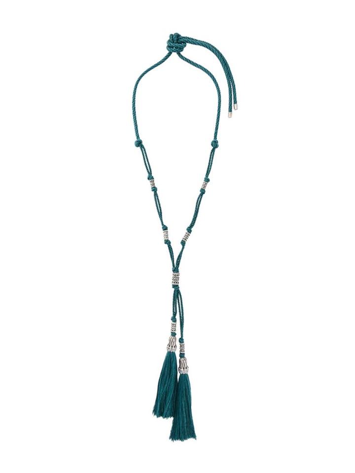 Lanvin Tassel Detail Necklace, Women's, Green