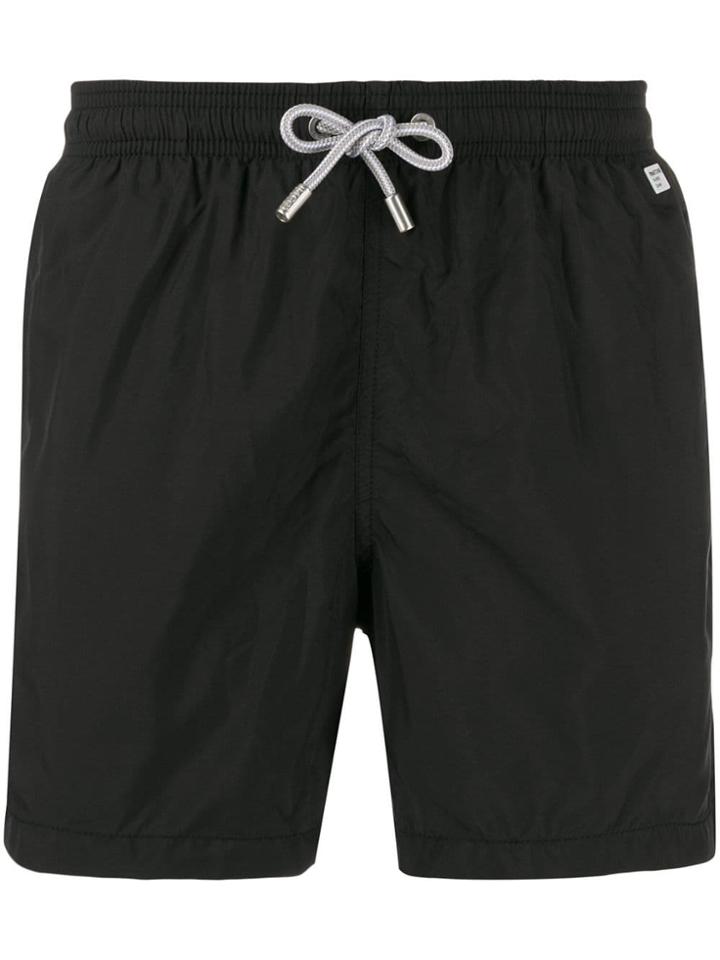 Mc2 Saint Barth Drawstring Waist Swim Shorts - Black