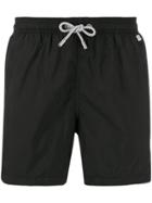 Mc2 Saint Barth Drawstring Waist Swim Shorts - Black