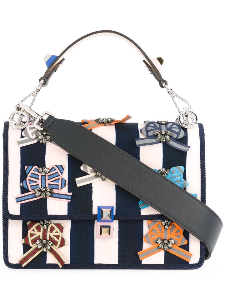 Fendi - 'kan I' Shoulder Bag - Women - Polyester/resin - One Size, Women's, Blue, Polyester/resin