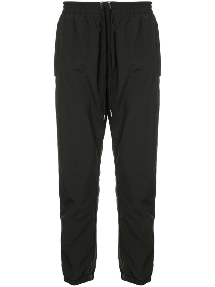 Unused Cropped Track Pants - Black