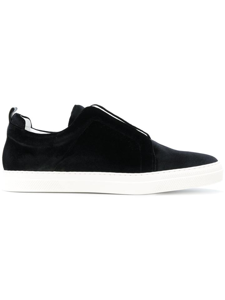Pierre Hardy Elastic Slip-on Sneakers - Black