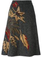 Dolce & Gabbana Vintage Leaf Patch Skirt