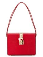 Dolce & Gabbana - 'dolce' Shoulder Bag - Women - Leather/metal (other) - One Size, Red, Leather/metal (other)