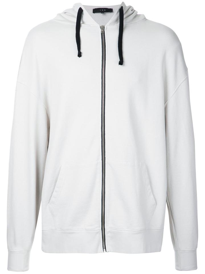 Iro - Pedro Zipped Hoodie - Men - Cotton - M, White, Cotton