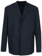 Caban Single-breasted Regular-fit Blazer - Blue