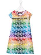 Jeremy Scott Junior Teen Keyboard Print Dress - Blue