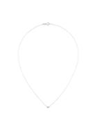 Wouters & Hendrix Gold Baguette Diamond Necklace, Women's, Metallic, 18kt White Gold/diamond
