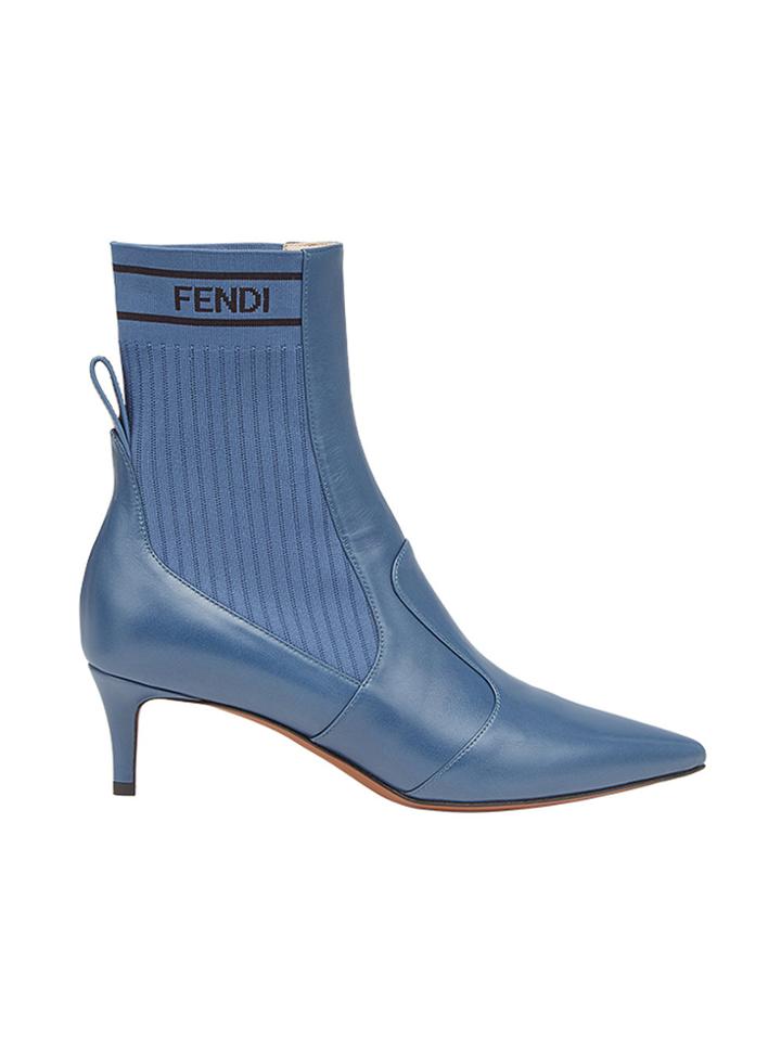 Fendi Rockoko Ankle Boots - Blue