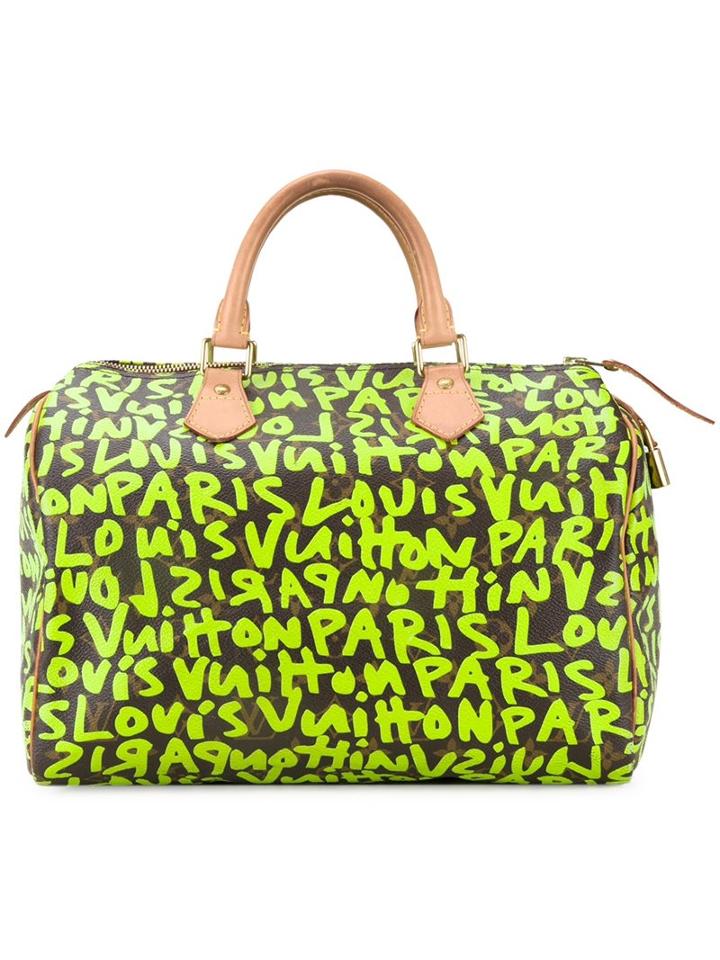 Louis Vuitton Vintage 'speedy 30' Graffiti Tote
