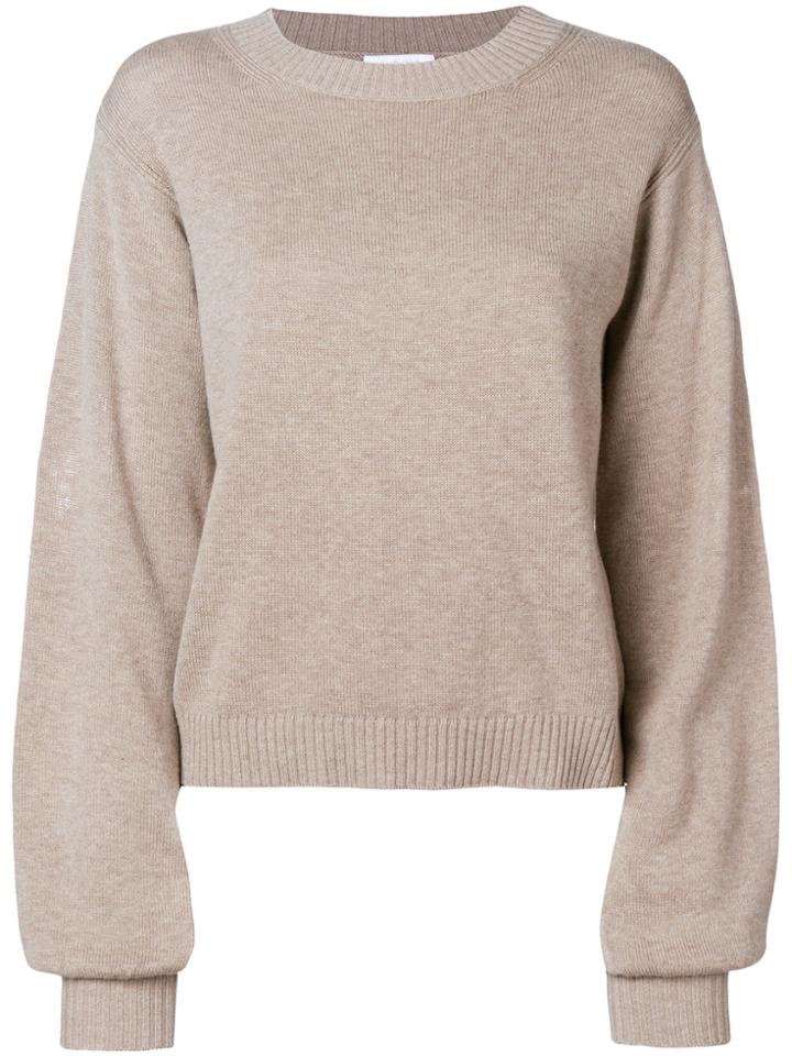 See By Chloé Embroidered Detail Sweater - Nude & Neutrals