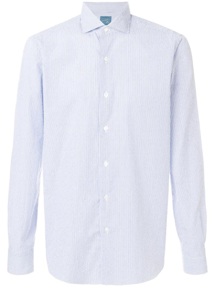 Barba Dandy Life Striped Shirt - Blue