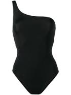 Angelys Balek One Shoulder Swimsuit - Black