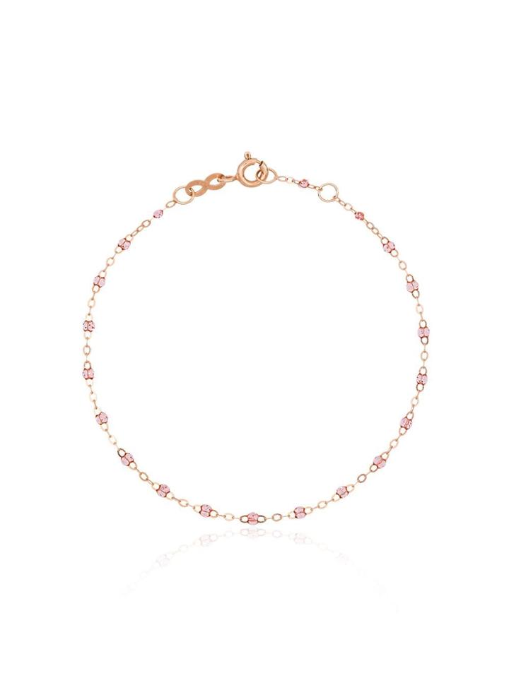 Gigi Clozeau 18kt Rose Gold Beaded Bracelet - Pink/rose Gold