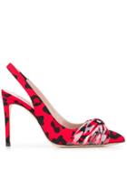 Alberto Gozzi Leopard Print Pumps - Red
