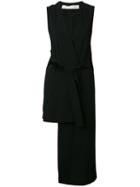 Isabel Benenato Asymmetric Waistcoat, Women's, Size: 40, Black, Viscose/wool/spandex/elastane