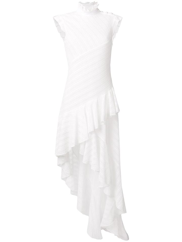 Philosophy Di Lorenzo Serafini High Neck Asymmetrical Dress - White