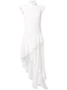 Philosophy Di Lorenzo Serafini High Neck Asymmetrical Dress - White