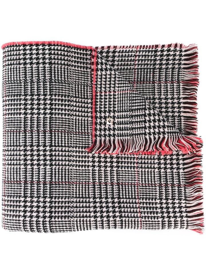 Twin-set Houndstooth Pattern Scarf