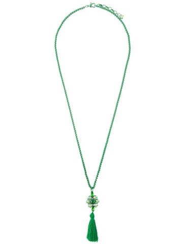 Lisa C Bijoux 'annisa' Necklace, Women's, Green