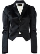 Comme Des Garçons Pre-owned Satin Tuxedo Jacket - Black
