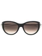 Cartier 'panthère Wild Cat' Sunglasses - Black