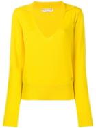 Emilio Pucci Yellow Cashmere Polo Jumper