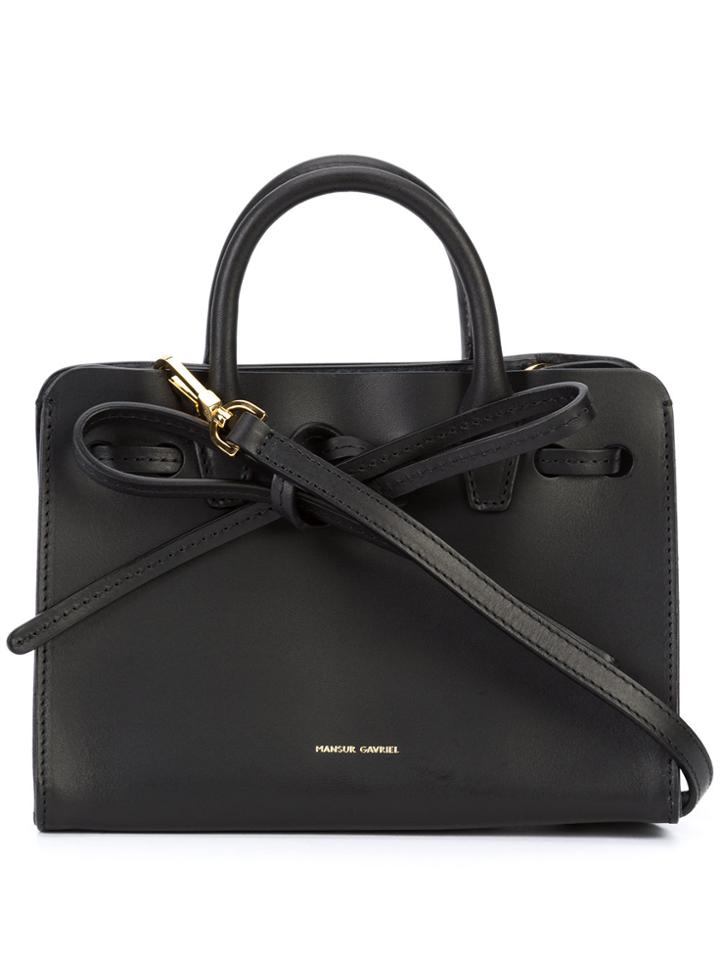 Mansur Gavriel Bow Front Tote - Black
