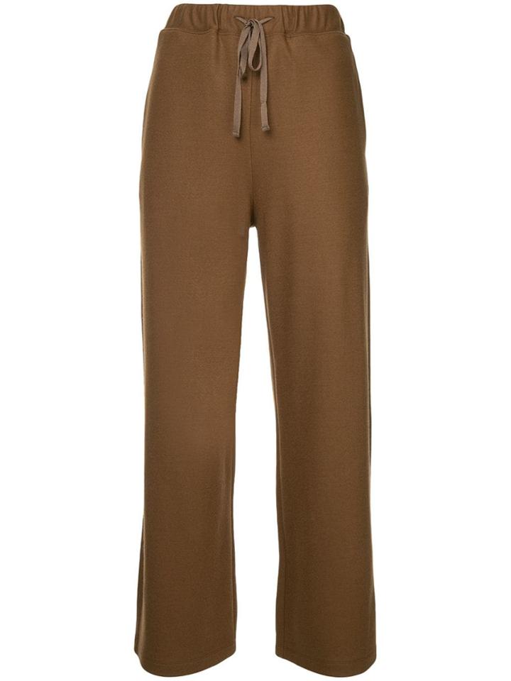 H Beauty & Youth Cropped Trousers - Brown