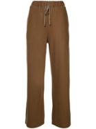 H Beauty & Youth Cropped Trousers - Brown
