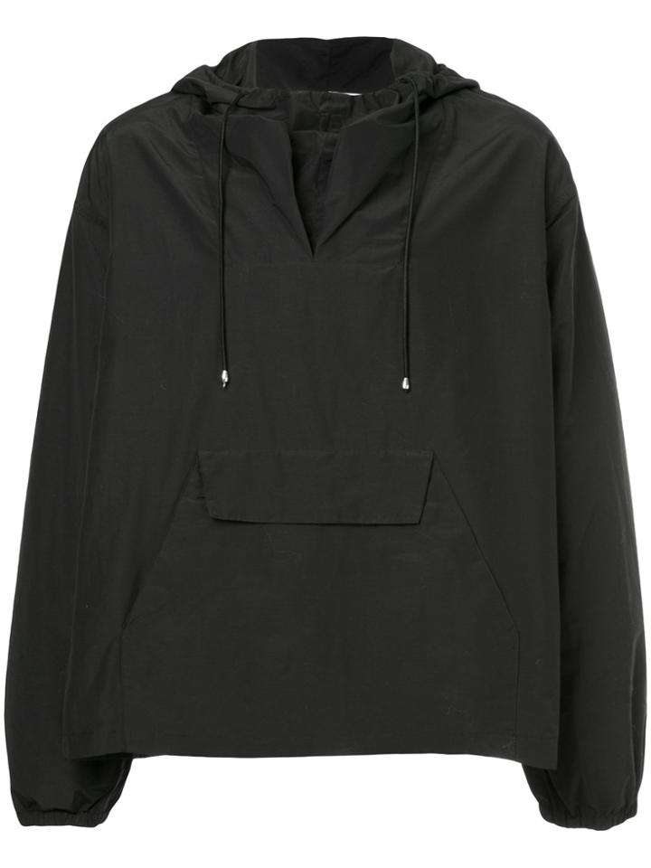 Unused Pocket-patch Hooded Top - Black