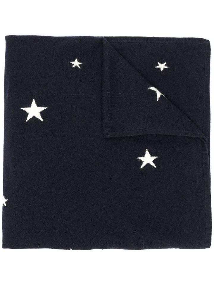 Chinti & Parker Stars Knitted Scarf - Blue
